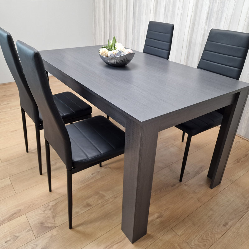 Mickelena 4 - Person Dining Set, 75"H x 117"L x 77"W
