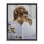 Sleeping on Loo Bath Humour Floating Frame, design by Jesse Keith-1780612187-1780612169