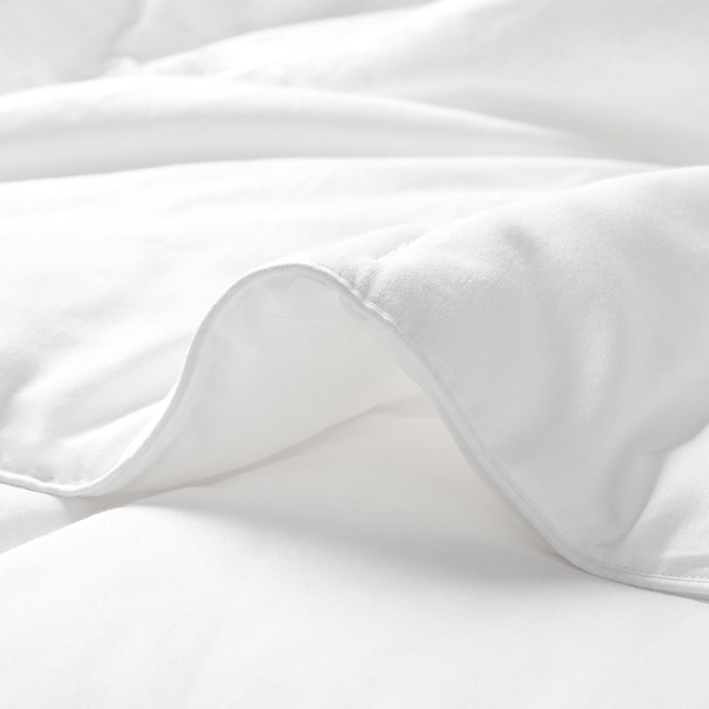 Housse de couette simple en duvet synthétique - housse de couette 100% coton, douce et respirante, facile d'entretien