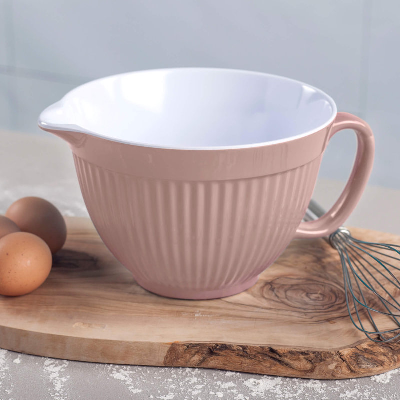 Melamine Mixing Bowl Jug 20cm, Rose Pink