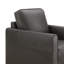 Chaise d'appoint pivotante en cuir véritable Weston (ensemble de 2)-138920260