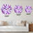 Branches Limbs Lilac - Patterned wall clock-2087141206