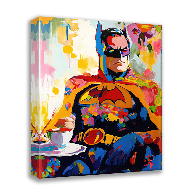 Batman, estampe numérique sur toile tendue avec châssis, H 24 po x l 20 po