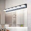 Luminaire de salle de bain à DEL écoénergétique en fer et acrylique - Style moderne pour les salles de bain et les tables de maquillage