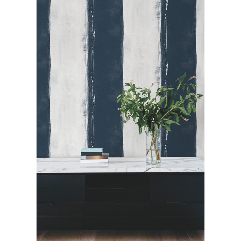 Rouleau de papier peint 27 pi x 27 po, Bleu marine