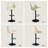 360-Degree Rotatable Faux Leather Bar Stool With Button Stitching-116087024