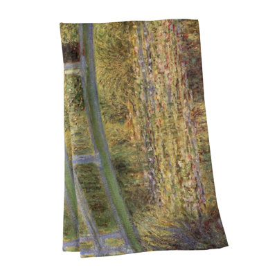 Serviette de thé waterlily étang
