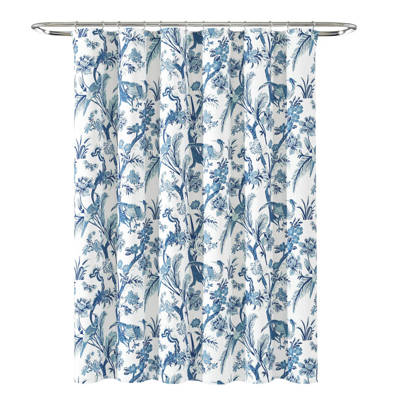 Rideau de douche Lores, Bleu