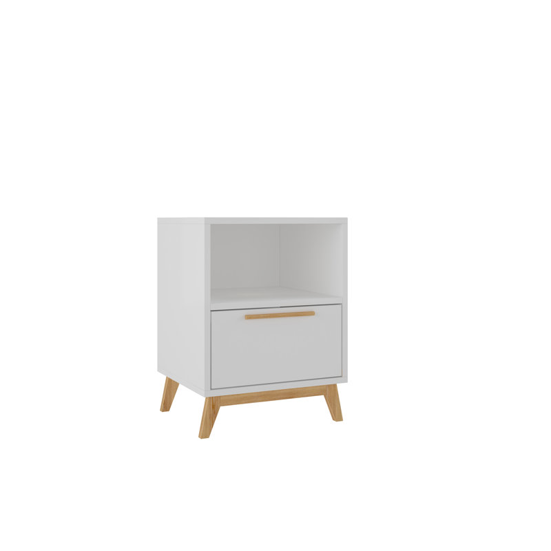 Natchitoches End Table, White