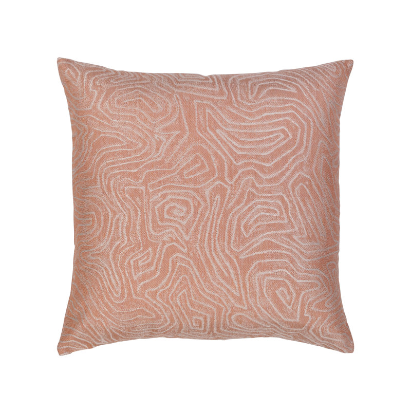 Chari Indoor & Outdoor Woven Accent Pillow, Spice, 20"H x 20"W