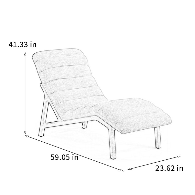 Simple and comfortable solid wooden chair