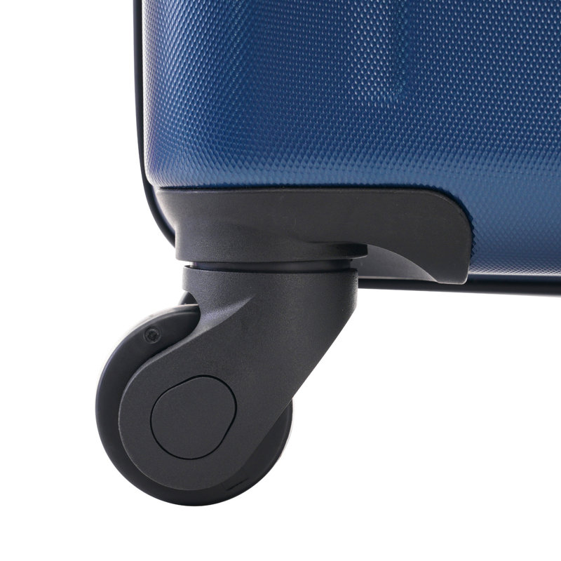 Expandable ABS Luggage Set with TSA Lock & 360° Spinner Wheels, Blue