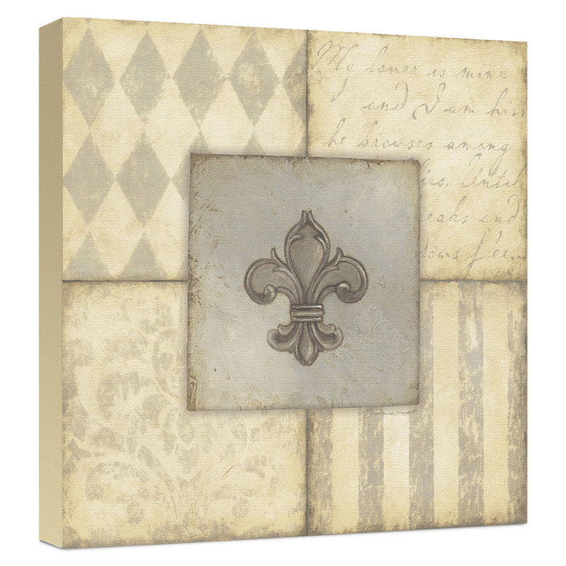 «Fleur De Lis I», impression sur toile tendue
