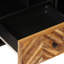 Unfinished TV Stand for TVs up to 49" with Fireplace Included