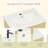 20" W Bathroom Vanity With Sink, Bathroom Storage Cabinet With Soft Closing Door, Storage Rack And Adjustable Shelve, Natural Wood