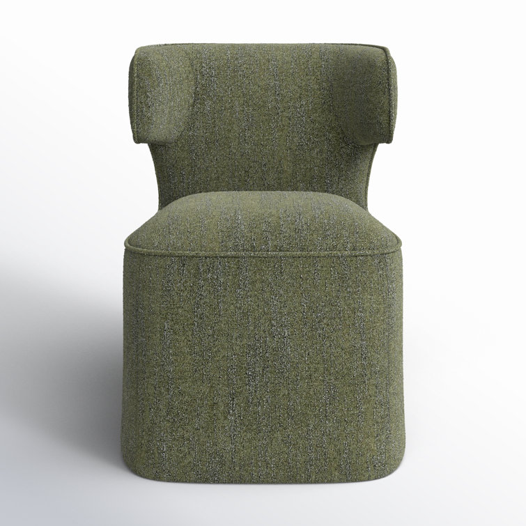 Vivora Upholstered Dining Chair With Casters
