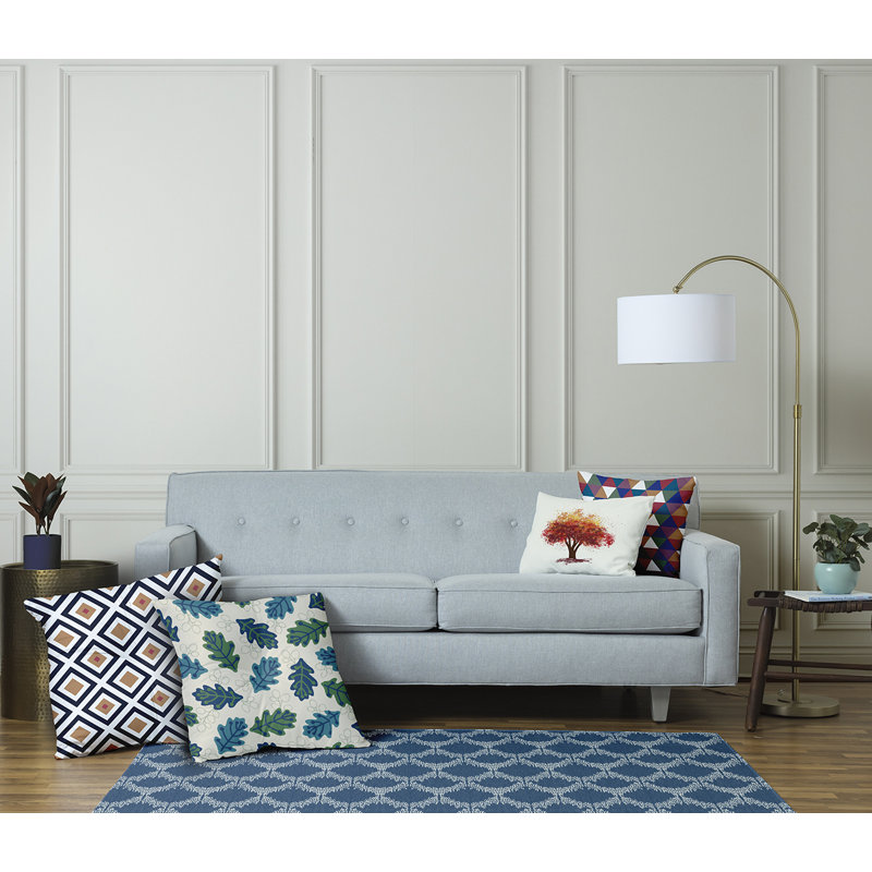 Coussin 335_Retro Leaves, 30 po x 30 po