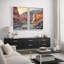 «Colorful Canyon River», reproduction d'art sur toile encadrée, impression sur toile-483863397-483863399