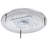 11 Inch Integrated LED Ceiling Light 2-Pack, 5 Color Temperature, Dimmable, Satin Nickel