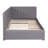 Linen Twin Upholstered Daybed With Drawers & Backrest-2058622889