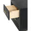 Table de chevet 2 tiroirs Style Black
