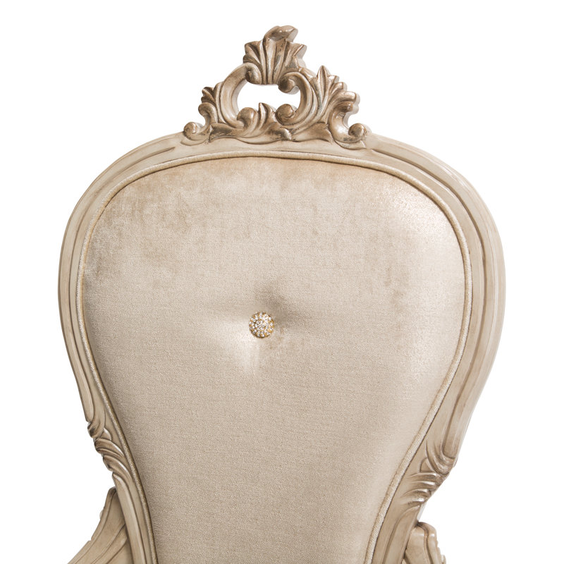 Platine De Royale Champagne Upholstered Arm Chair, Champagne