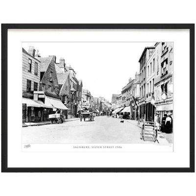 Salisbury, Silver Street 1906 - Single Picture Frame Print