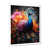 White Single Picture Frameed Canvas