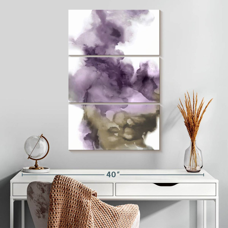 Avery Derive In Amethyst I, 32" H x 20" W