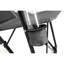 Fauteuil de jardin robuste à haut dossier 250LBS, chaise pliante portative avec porte-gobelet-396378273