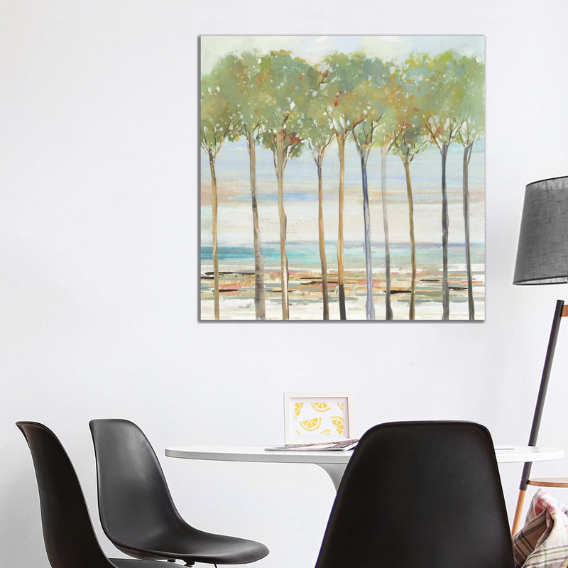 Tall Serenity by Allison Pearce - Wrapped Canvas Painting, 93.98 cm H x 93.98 cm W x 1.91 cm D