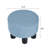 12.4'' Wide Round Footstool Ottoman-957472848