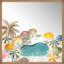 Bubblegum Beach I Print by Bella Lane-1003811905