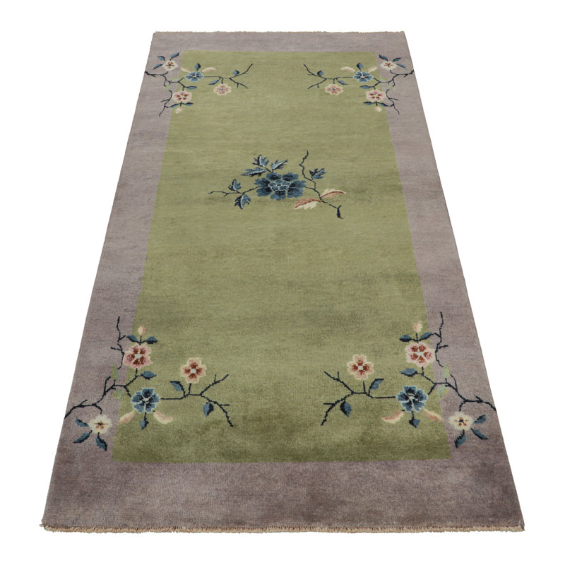 One-of-a-Kind 3'0x6'4 Hand Knotted Area Rug