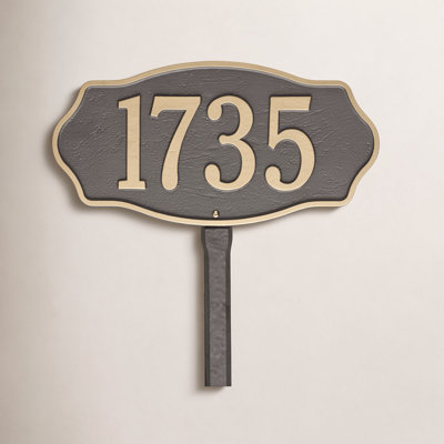 1-Line Lawn Address Sign