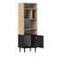Korsen 153.4cm H x 46.6cm W Standard Bookcase-321389202