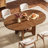 59" Oval Dining Table,Seats 4-6