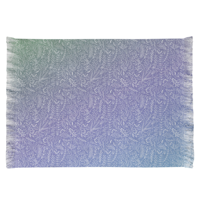 Tapis vert/mauve dégradé ditsy Mcguigan, Oui
