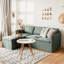 Upholstered L-Shaped Sectional Reversible-373733299