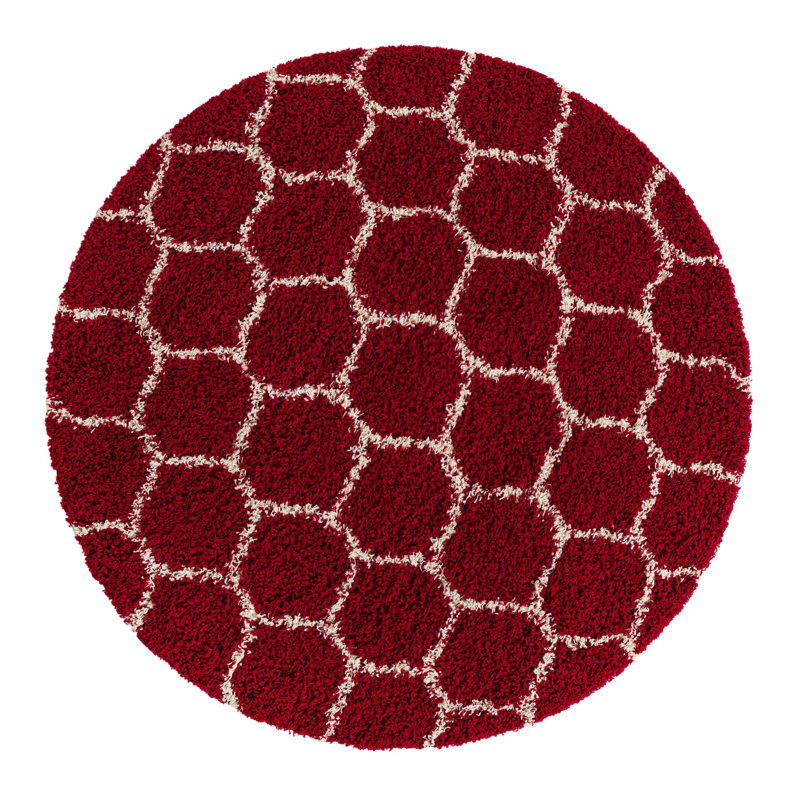 Geometric Indoor Rug, Round 6'