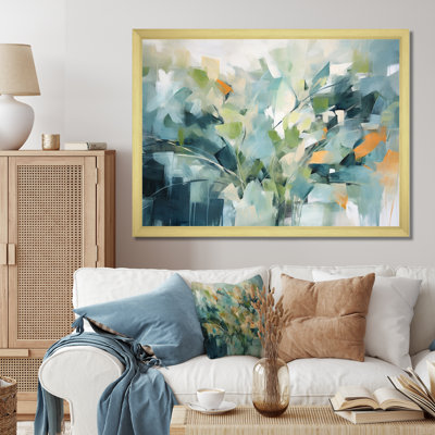 Blue Botanical Garden III - Abstract Botanicals Wall Art