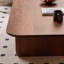 Table basse minimaliste en bois massif rétro