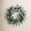 Real Touch Flocked Snowcap Grove Fir Artificial Christmas Wreath - 24" - Unlit