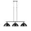 Luminaire suspendu en forme de dôme à 3 lumières pour îlot de cuisine Drakeford-626184615-626184620