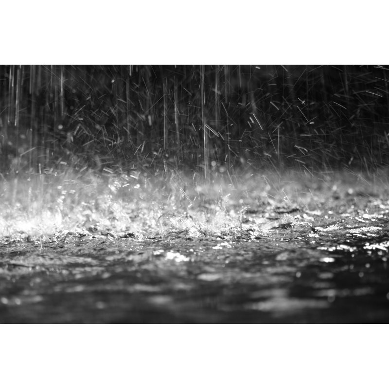Water Splash - Photographie sur toile tendue, H 32 po x l 48 po x P 1,25 po
