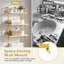 96cm H x 53.5cm W Metal Bookcase-254993334