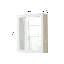 Armoire murale de salle de bain à 2 portes avec miroir, 2 ports USB et prises à 3 broches