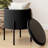 Modern Round Boucle Ottoman With Storage-169935271