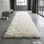 Élégant tapis grec Flokati. poils de laine. Tapis en laine naturelle.-400757698