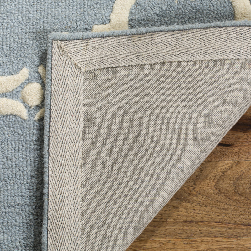 Jotvingis Hand Tufted Wool Geometric Rug, Rectangle 3' x 5'
